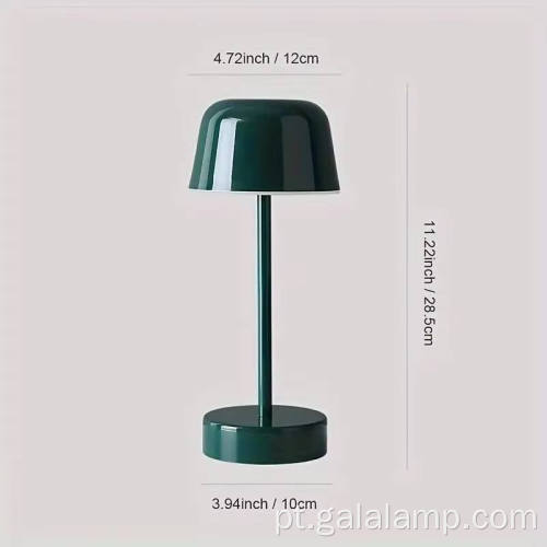 Lâmpada de mesa USB sem fio para decoração de casa moderna